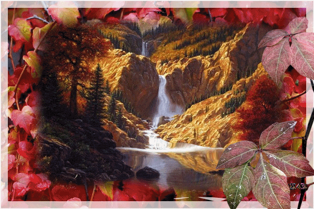 Kartki jesienne - Jesien w gorach.gif