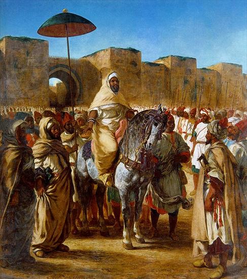 Eugene Delacroix1 - eugne delacroix - the sultan of morocco and his entourage,.jpg