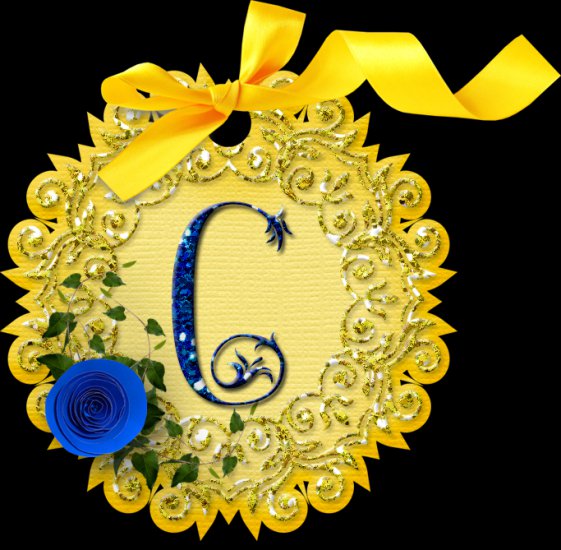 alfabet w złotych medalionach z żółtą wstążka - granatowy - 0_c27ea_b311e10b_XL.png