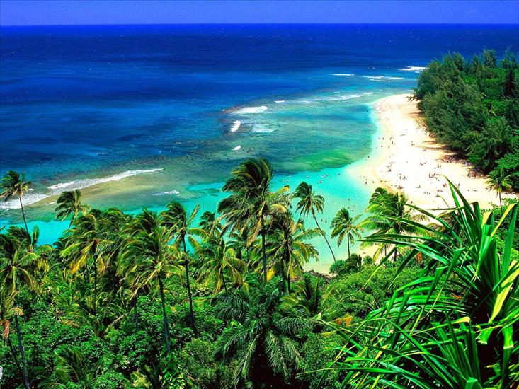 Stany Zjednoczone - Kee Beach, Kauai, Hawaii1600x1200.jpg