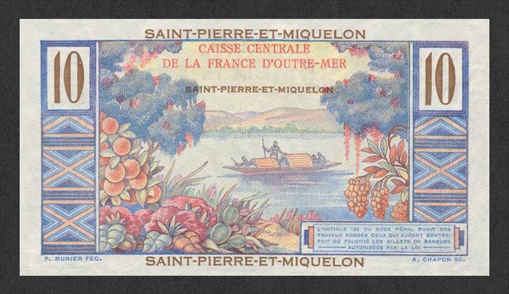 St. Pierre  Miquelon - StPierreMiquelonP23-10Francs-1950-60-donatedth_b.jpg