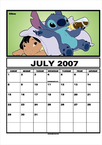 Kalendarz Disney - Disney Calendar 2007-7.jpg
