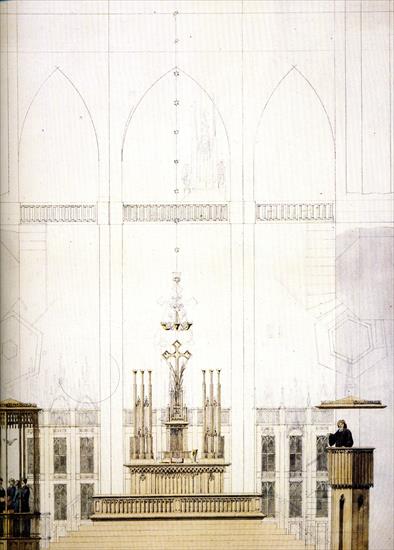 Friedrich Caspar Da... - Projet de dcoration pour lglise Sainte Marie de...crayon plume et aquarelle 1817 56,6x43,7 cm ngn.jpg