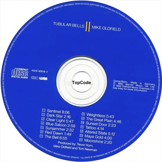 1992 Tubular Bells II - Tubular Bells II cover- cd.jpg