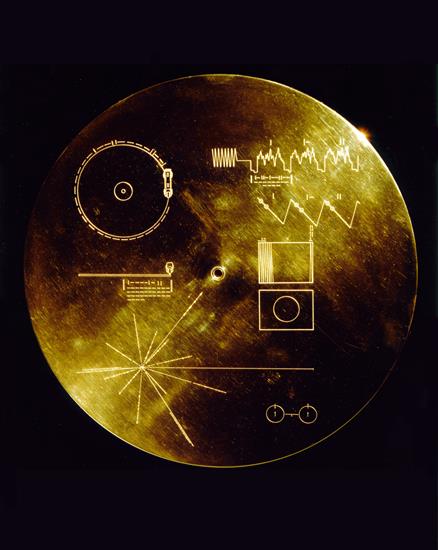 UFO i inne latają... - Odwrotna stona płytki znajdującej się na sondzie Voyager - szalenie czytelne informacje.jpg