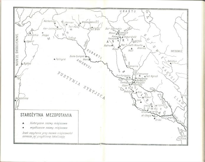 Sztuka Mezopotamii - Gawlikowska Krystyna - str 24-25   mapa.jpg