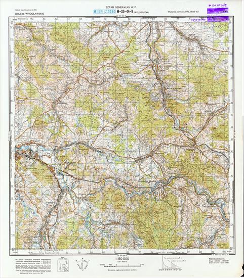 Mapy topograficzne LWP 1_50 000 - M-33-44-B_WOJCIESZOW_1971.JPG