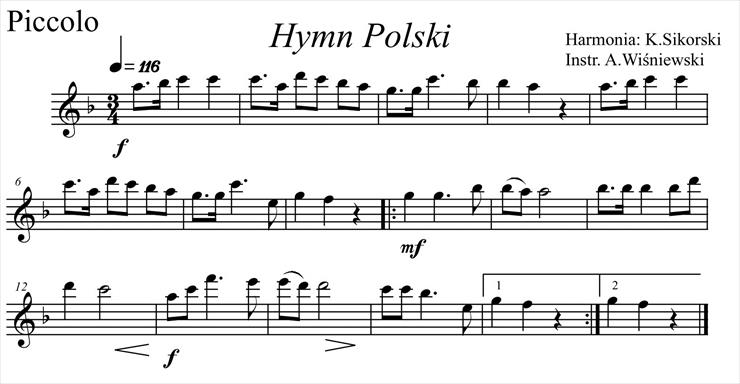 Hymn RP - ins. Wiśniewski F- dur - Finale 2005 - Hymn Polski.partytura - 001 Piccolo.jpg