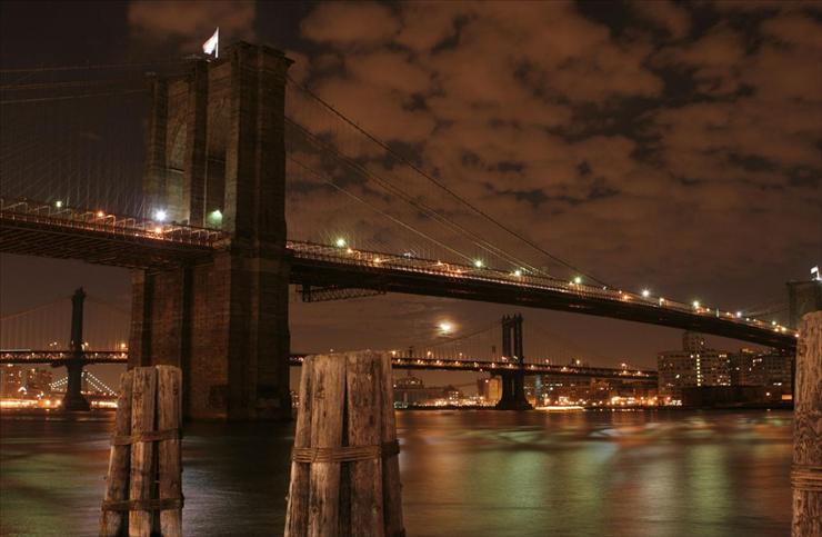 TAPETY ZNANE MIEJSCA ŚWIATA - Brooklyn Bridge - New York 2.jpg
