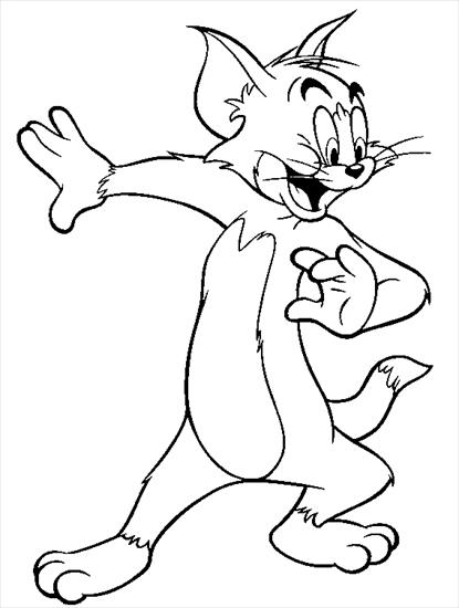 Kolorowanki bajkowe - Tom Jerry -  chomik kolorowanki_ 2.gif