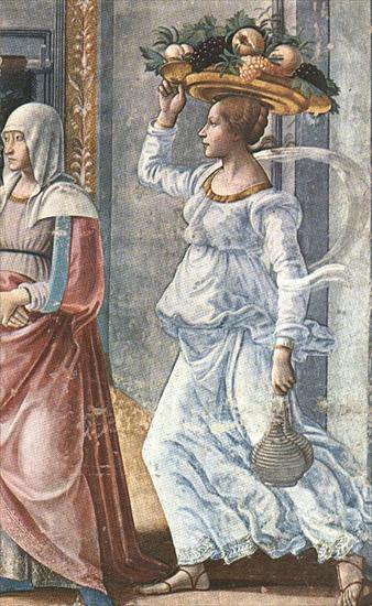 Ghirlandaio, Domenico  1449-1494 - GHIRLANDAIO BIRTH OF ST JOHN THE BAPTIST DETAIL, CAPPELLA .JPG