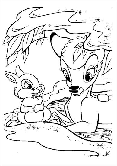 Bambi - Bambi - kolorowanka 27.gif