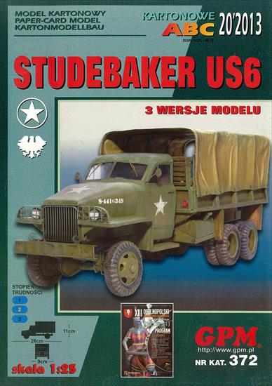 GPM 372 -  Studebaker US6 amerykański samochód ciężarowy z II wojny światowej 3 wersje - 01.jpg