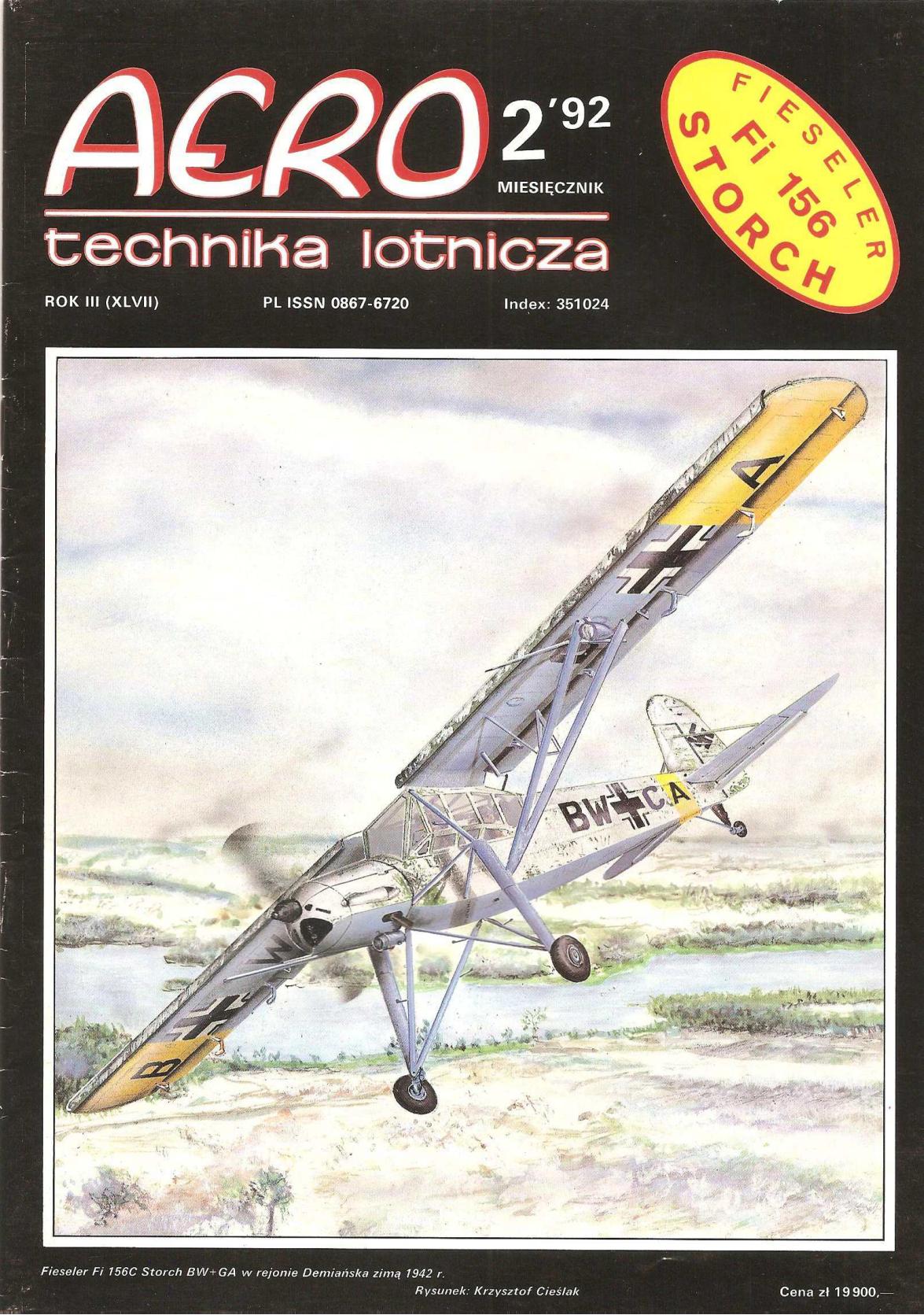 Aero Technika Lotnicza - Aero TL 1992-02 okładka.jpg