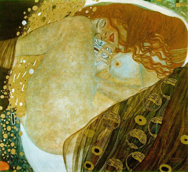 Klimt, Gustav  1862-1918 - Klimt Danae, 1907-08, 77x83 cm, Private, Graz.jpg