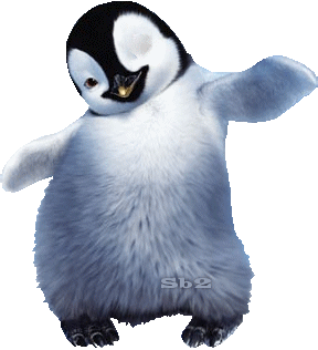 gify zwierzątka - Pingwinek.gif