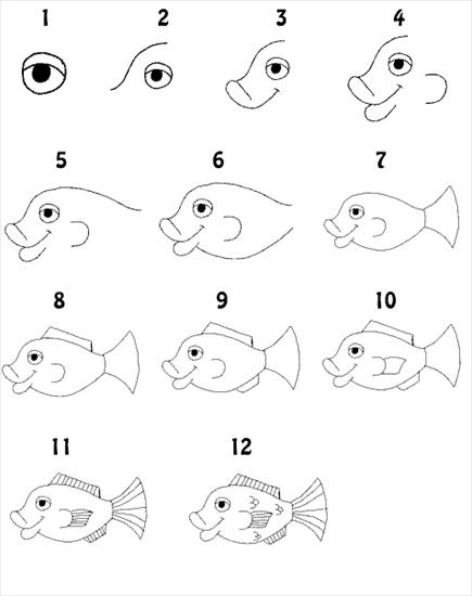 nauka rysowania - nauka rysowania ryba.gif
