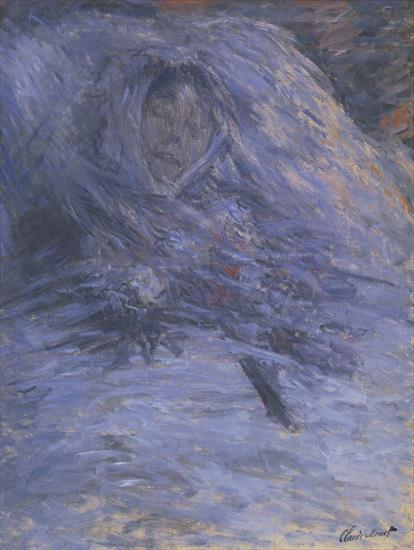 Obrazy - 115. Camille Monet on her Deathbed 1879.jpg