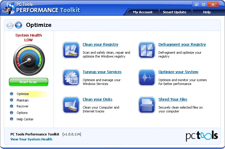 PC Tools Performance Toolkit - PC Tools Performance Toolkit 2011.jpg