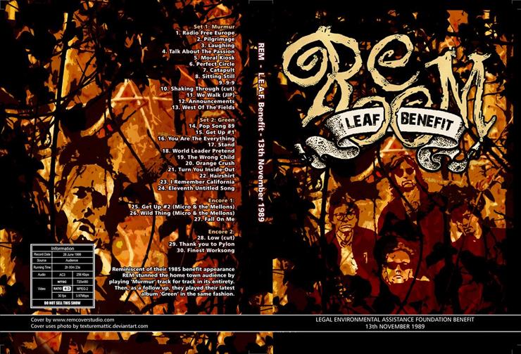 okładki DVD koncerty - R.E.M. - Live At LEAF Benefit.jpg