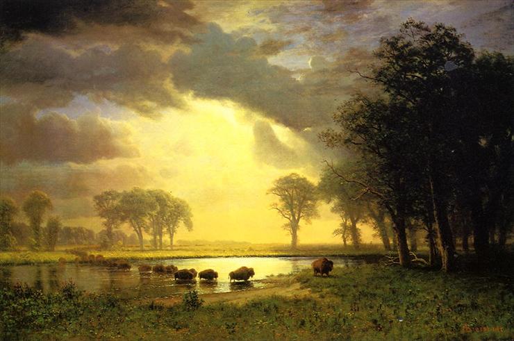 Albert Bierstadt 1830-1902 - The Buffalo Trail 1867 - 1868.jpg