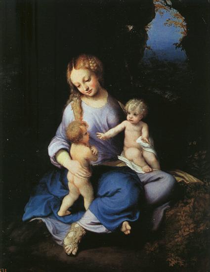 Correggio 1489-1534 - Correggio Madonna and Child with the Young Saint John, 1516,.jpg