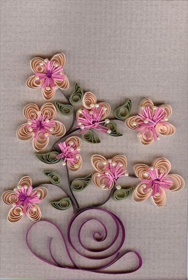 Papierowe kwiaty - Pink flower.jpg