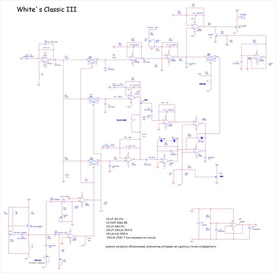  Schematy do wykrywaczy - Whites Classic3.gif