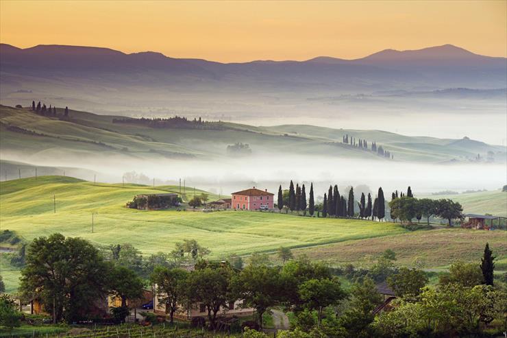 Krajobrazy - Country Villa, Val dOrcia, Tuscany, Italy.jpg