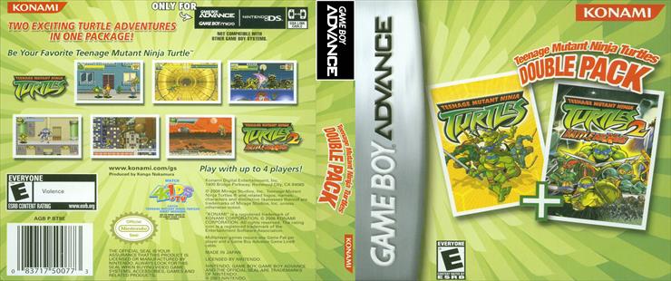  Covers Game Boy Advance - Teenage Mutant Ninja Turtles Double Pack Game Boy Advance gba - Cover.jpg