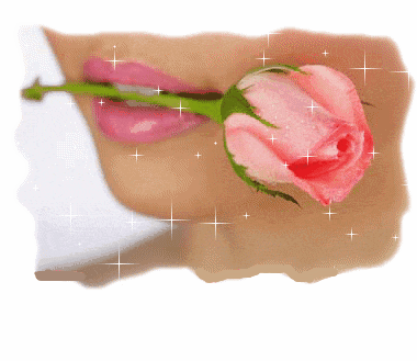  kwiaty1 - roza animation rozowa w ustach kobiety44.gif