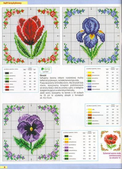 Serwetki - 1,9 Tulipan,irys, bratek,róża.jpg