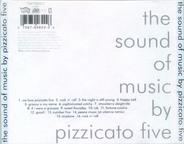 Pizzicato Five 1995 - The sound of music - The sound of music - back.jpg