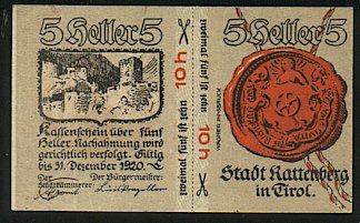 Austria - Notgeld-Austria-5Heller-1920-Rattenberg-donated.jpg