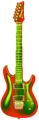 Gify-instrumenty - muzyczny gitara zielonaaa-2.gif