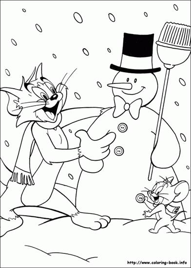 Kolorowanki bajkowe - Tom Jerry -  chomik kolorowanki_ 62.GIF