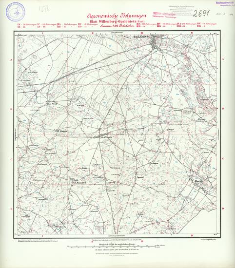 Warmia, Mazury Landkarten Prusy Wschodnie - 2691_Willenberg_Opalenietz_Nord_Agronomische_1902.jpg