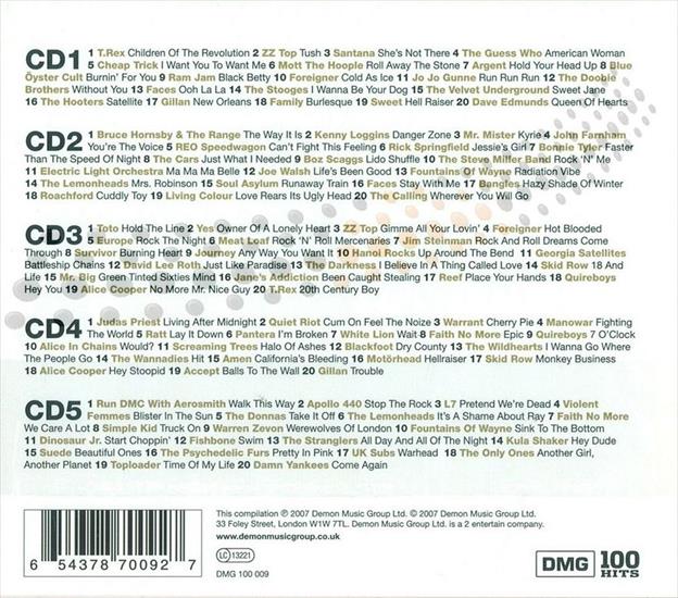 2007 - 100 Hits - Rock 5CD Box Set - back.jpg