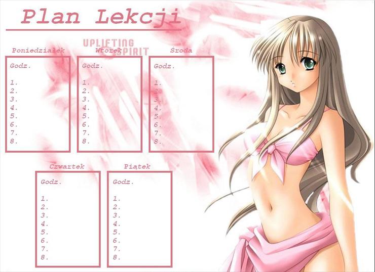Anime-Plany lekcji - Plan lekcji - Manga.jpg