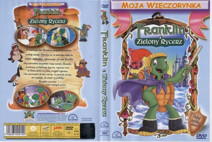 okładki bajek na DVD polskie - Franklin i zielony rycerz.jpg