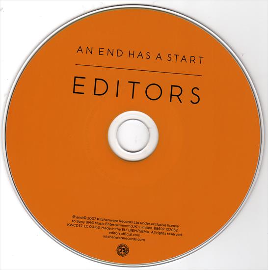 Editors - 2007 - An End Has A Start - disc.bmp