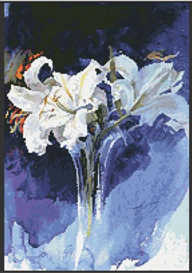 irysy i lilie - White Lilies.jpg