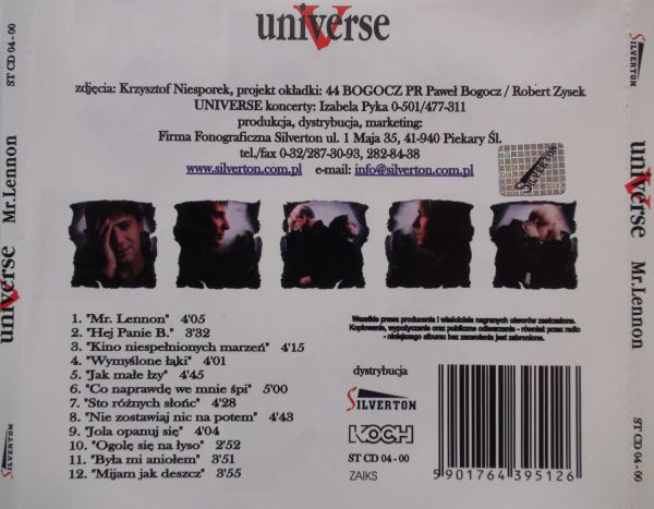 Universe - Mr Lennon 2000 - Back.jpg