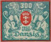 znaczki Wolne Miasto Gdańsk 1925-39 - 1923d. Gdańskie Lwy.jpg