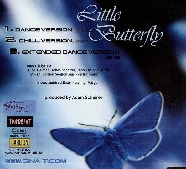 Gina T  Little Butterfly 2011 - Gina T  Little Butterfly 2011 - Back.jpeg