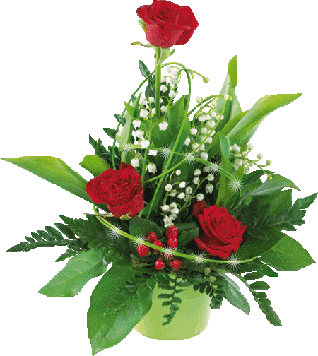 gify-konwalie - kwiaty migajace konwalie i roze123.gif
