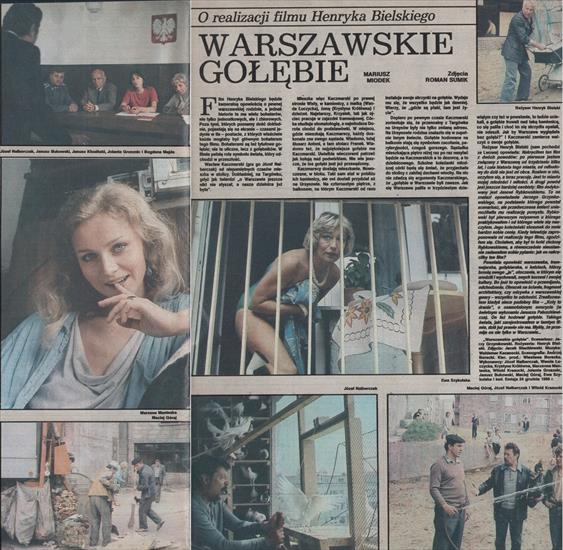 Recenzje i opisy ... - Warszawskie gołębie 1988, reż. Henryk Bielski Józ...z Bukowski, Maciej Góraj. Film nr 47, 20 XI 1988.jpg
