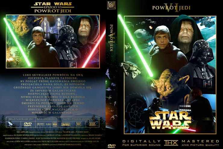 okładka DVD - Gwiezdne wojny 6 - Powrót Jedi pl.jpg
