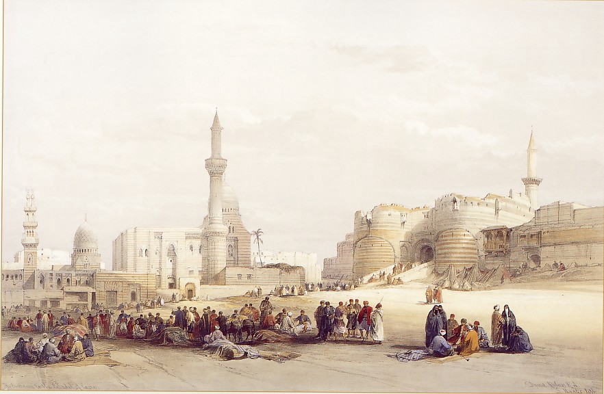 D - David Roberts - The Entrance to the Citadel of Cairo - 39532-3606.jpg