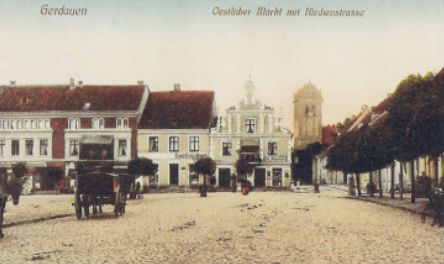 Barten-Natangen - Gerdauen Markt um 1910.jpg